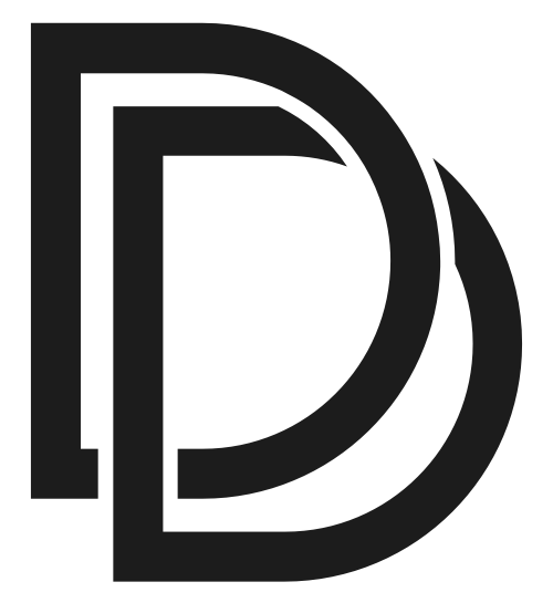 重疊字母D矢量logo圖標 logo png