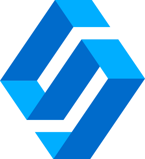 藍(lán)色立體字母S矢量logo圖標(biāo)素材 logo png