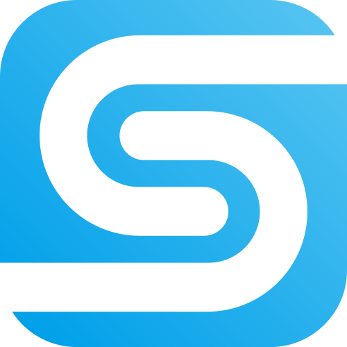藍(lán)色字母S抽象矢量logo圖標(biāo) logo png