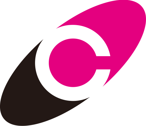 粉色黑色字母C矢量logo圖標(biāo) logo png