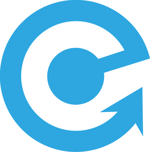藍(lán)色箭頭矢量logo圖標(biāo) logo png