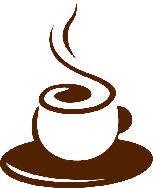 棕色咖啡矢量logo元素 logo png