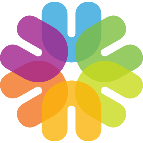 彩色疊加矢量圖標(biāo) logo png