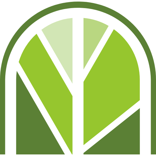 綠色大門矢量圖標(biāo) logo png
