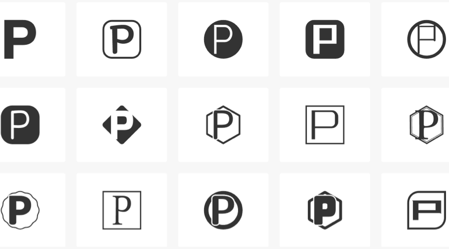 P字母圖標(biāo)logo如何免費(fèi)一鍵生成？