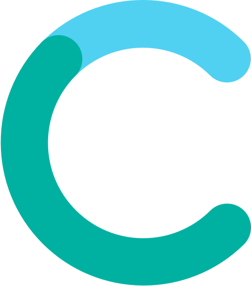 字母C雙色矢量圖標(biāo) logo png