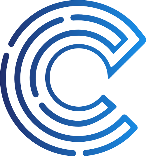 藍(lán)色字母C科技線條矢量logo圖標(biāo) logo png
