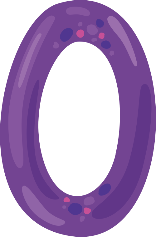 紫色字母O可愛動(dòng)物logo設(shè)計(jì)素材 logo png