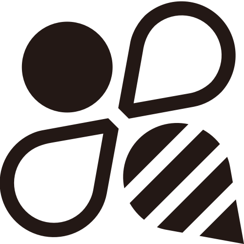 簡(jiǎn)約幾何蜜蜂矢量圖形 logo png