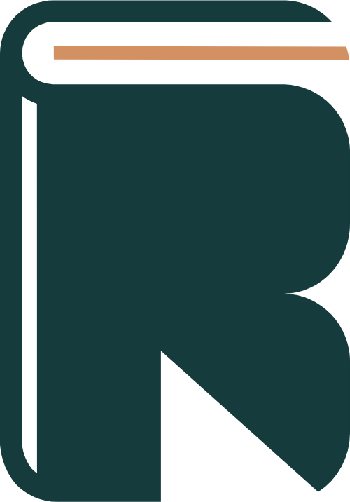 書(shū)本造型R字母 logo png