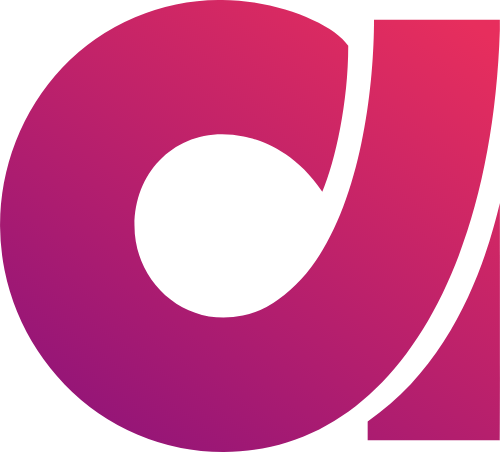 漸變色Q字母 logo png
