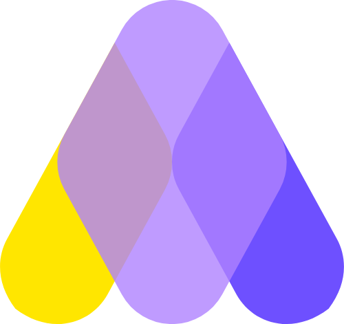 抽象字母A矢量圖標 logo png