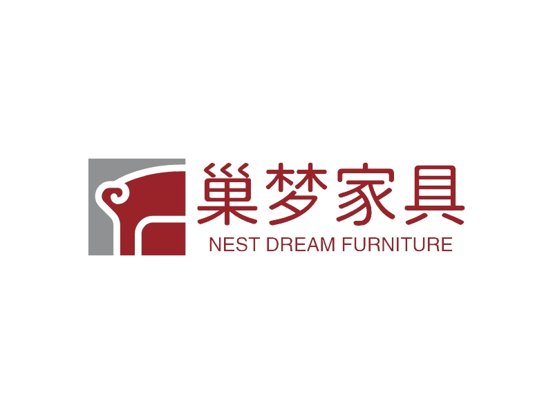 巢夢家具LOGO設計