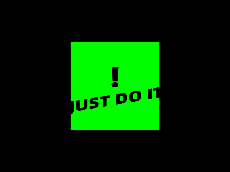 JUST DO ITLOGO設(shè)計(jì)