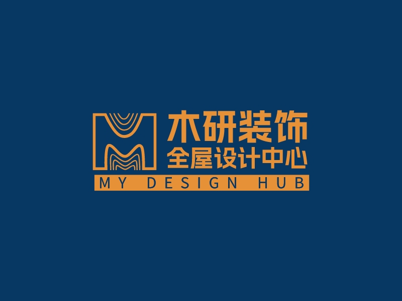 木研裝飾 全屋設計中心LOGO設計
