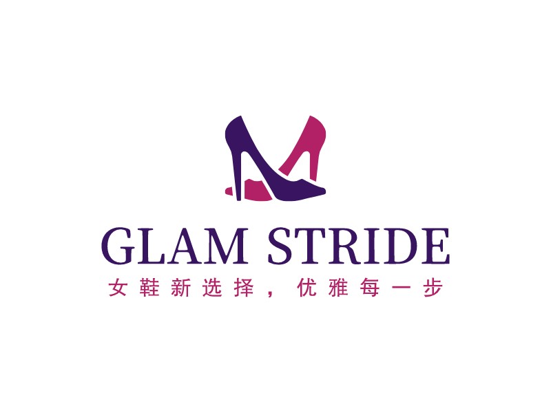Glam StrideLOGO設(shè)計